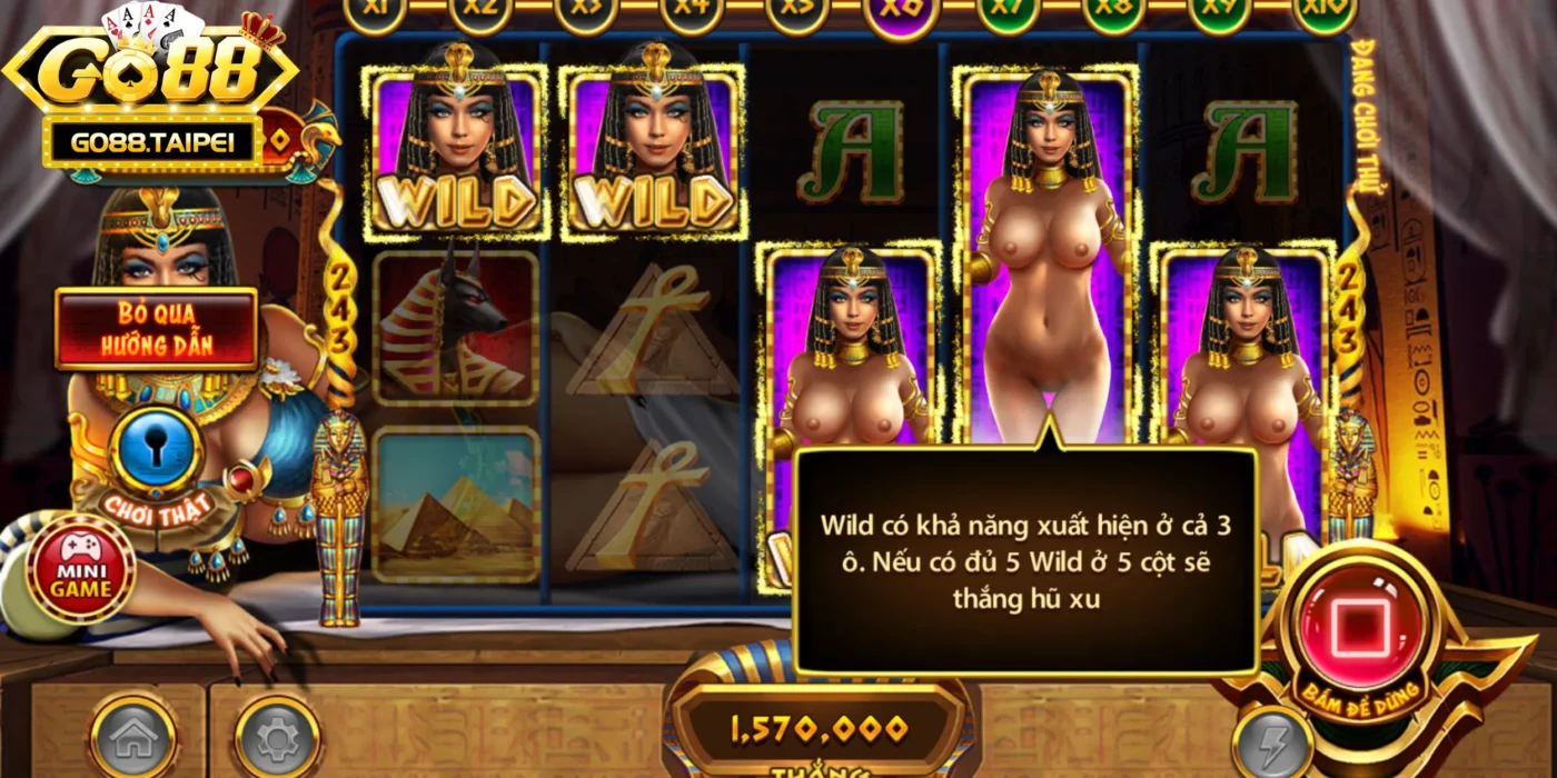 Gamble trong Bí mật cleopatra Go88