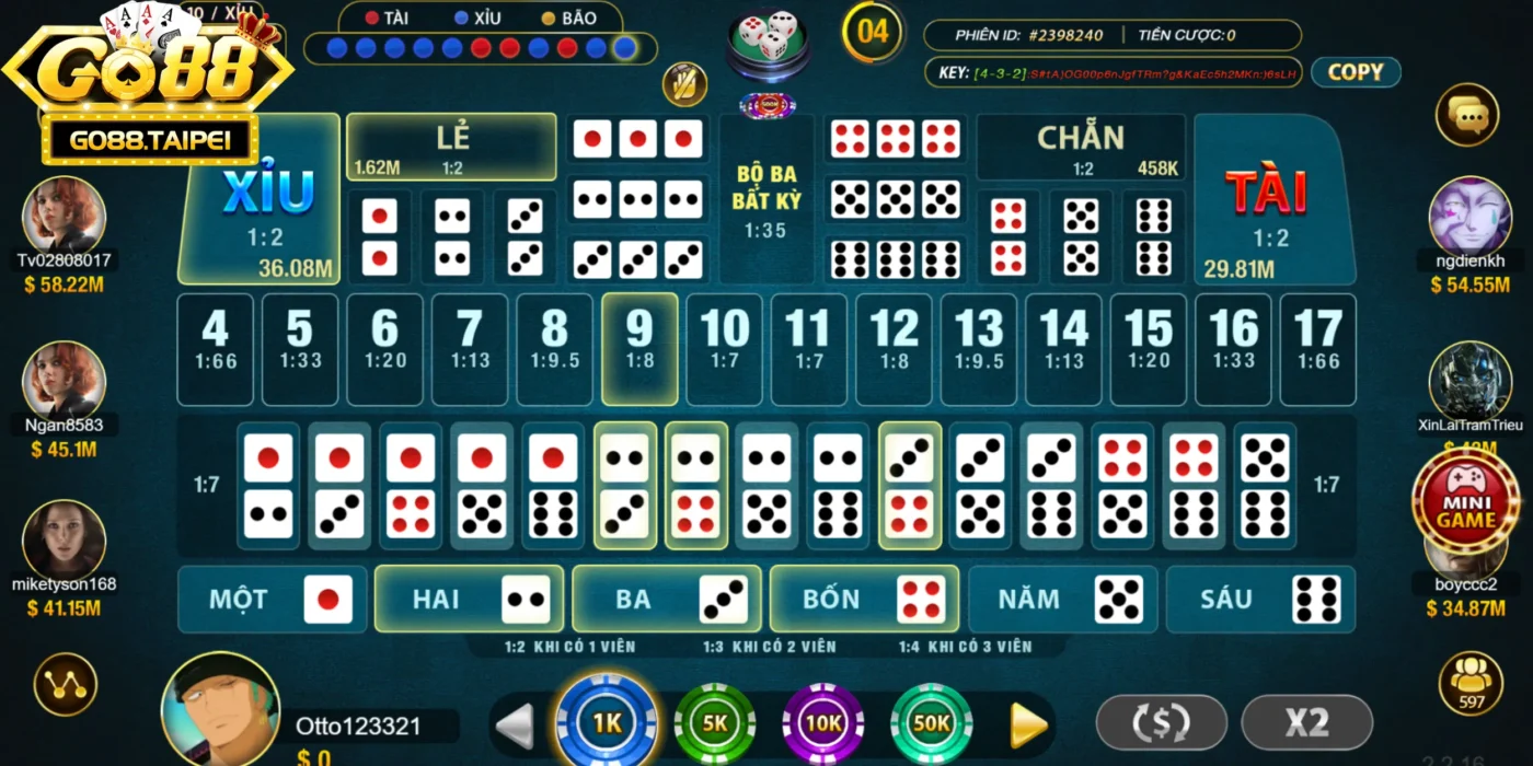 Tìm hiểu về game Sicbo GO88